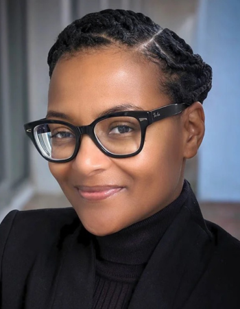 Professional headshot portrait of Olympia Friday, integrated marketing strategist